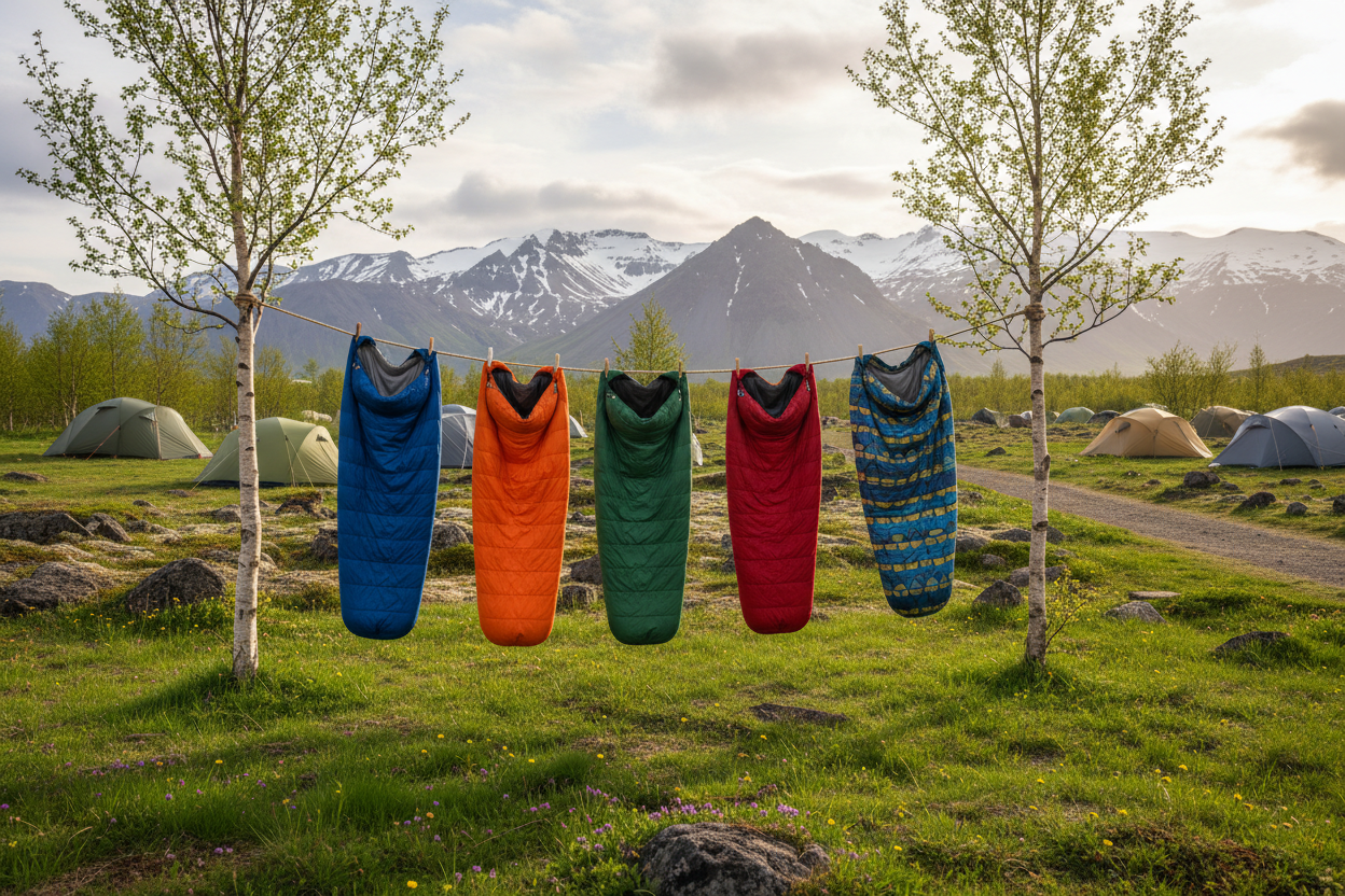 Sleeping Bag Temperature Rating Guide for Iceland Camping