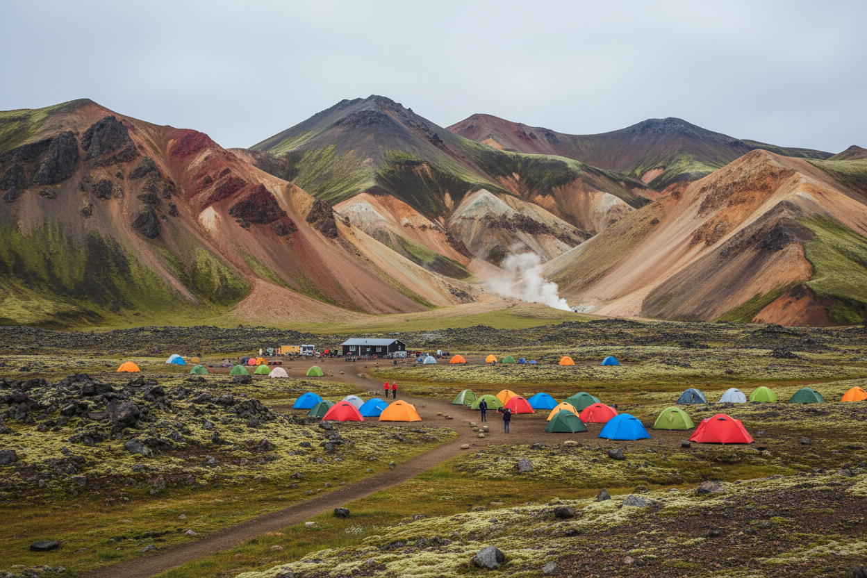 Camping in the Icelandic Highlands: Landmannalaugar & Þórsmörk Guide