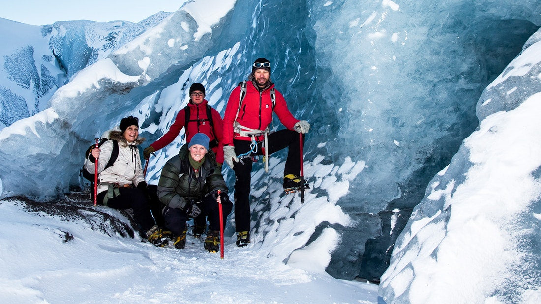 Guided glacier walking tour in Iceland