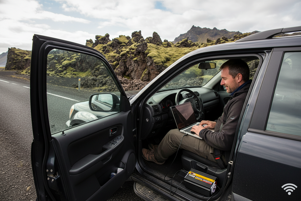 12V to 220V + USB - Car Power Inverter