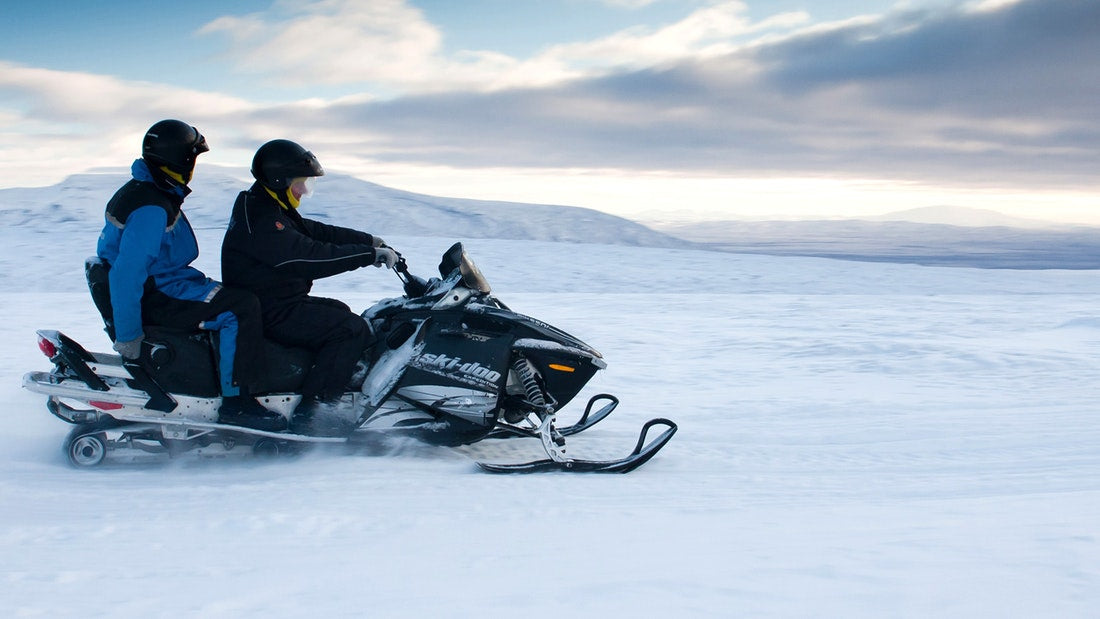 Snowmobiling on Langjokull glacier - Golden Circle combo tour, Iceland